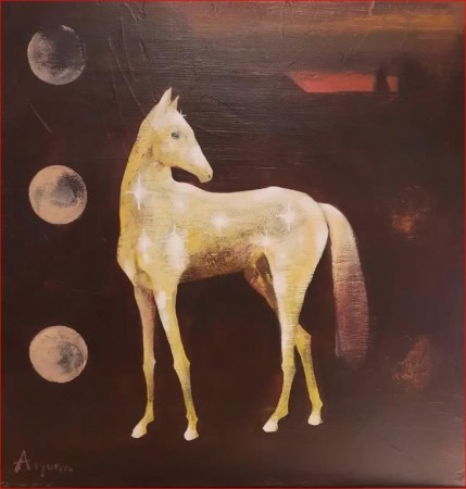 Golden horse