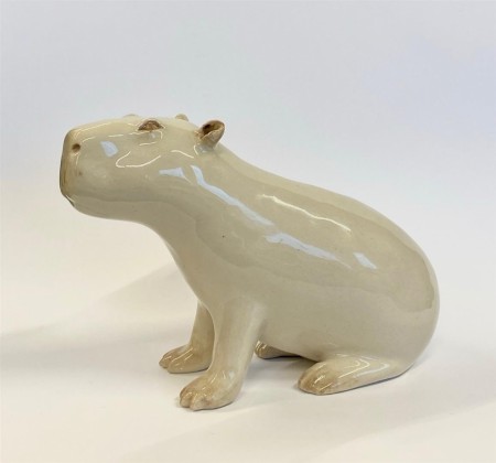 Capybara, håndlaget skulptur