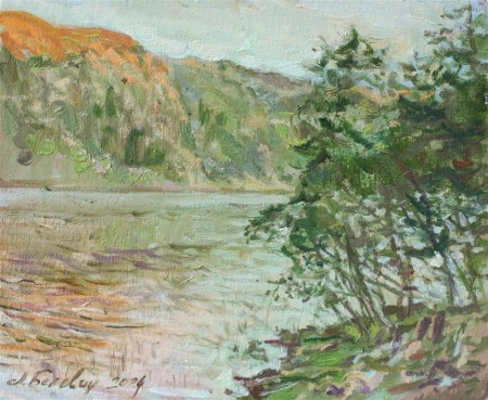 Evening At Floen Lake 